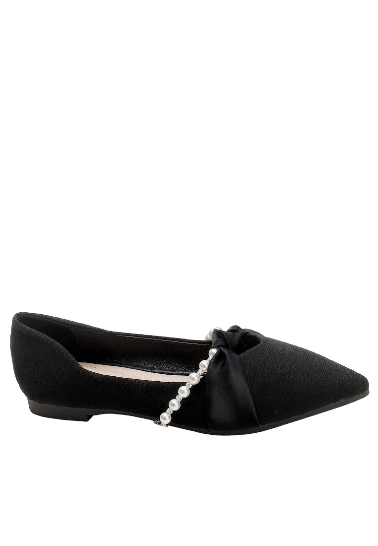 Elegant Pointed Satin Flat Shoes WW07-1