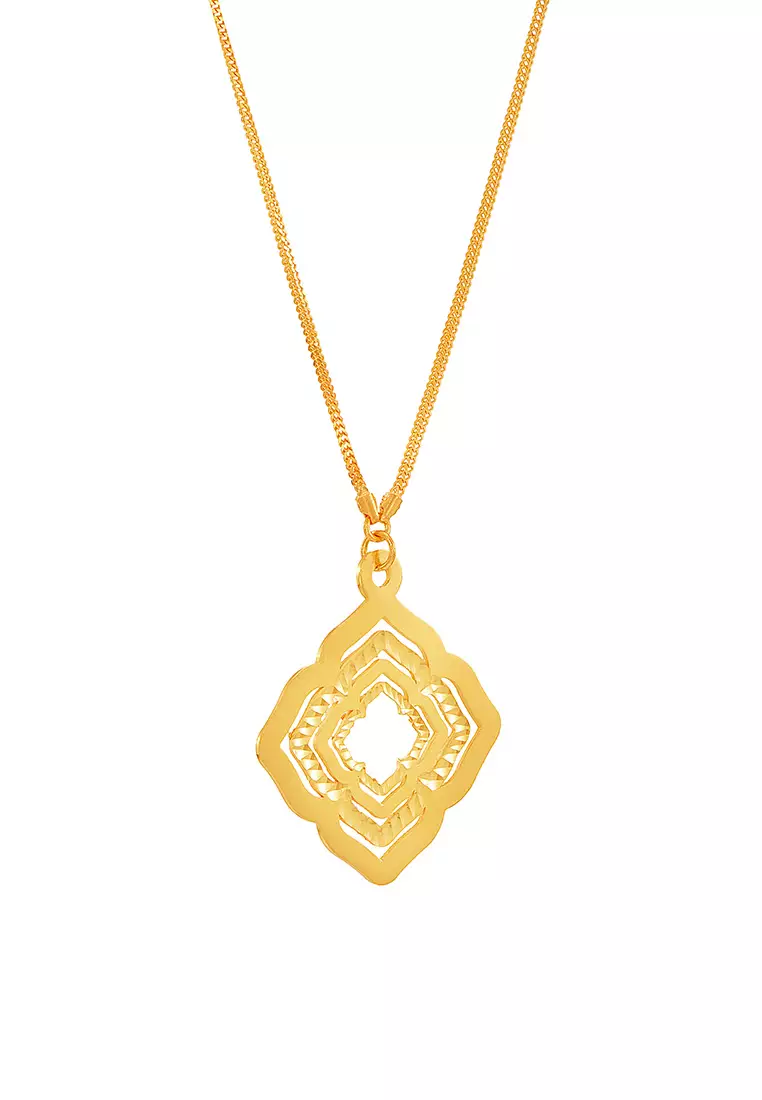 HABIB AL-ZAHRA | 916/22K Yellow Gold Necklace HLZN0021224