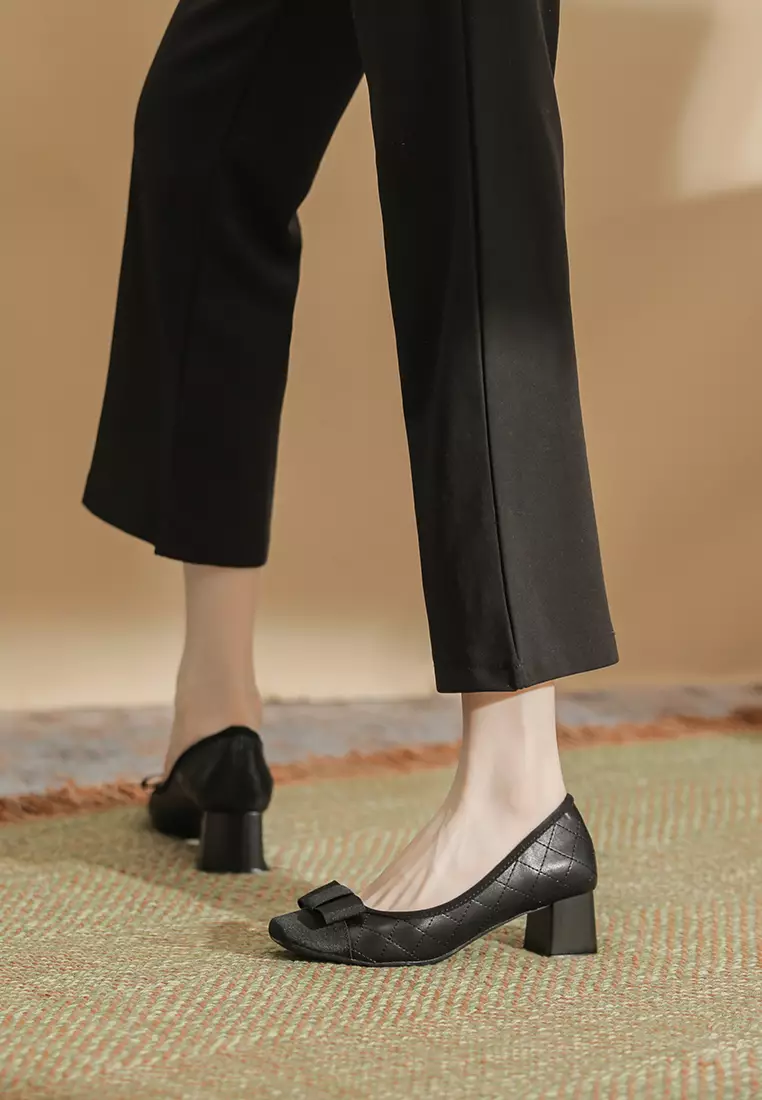 Quilted pumps hotsell