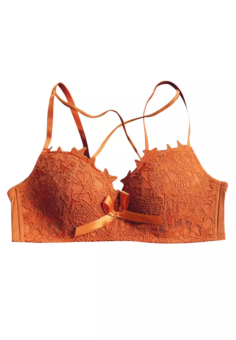 Buy Victoria's Secret Caramel Kiss Brown Lace Push Up Bra from the