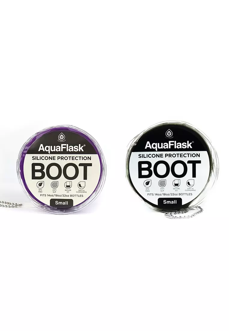 Boot it up! Silicone Protection Boot for 14oz 18oz and 22oz Amethyst & Hunter Green
