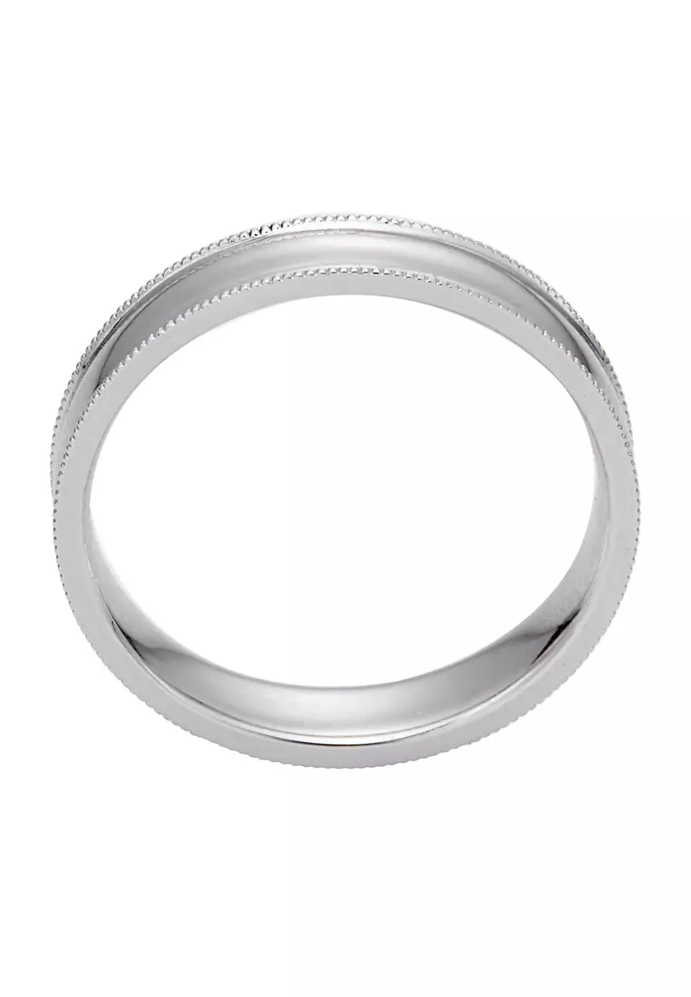 LITZ 18K White Gold  Diamond Ring  YM-BRS142-E