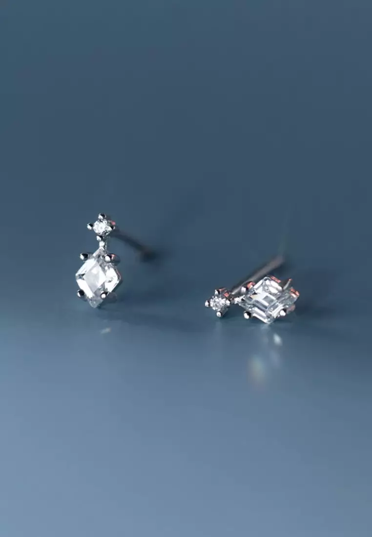 925 Silver Zircon Earrings JW AR-M04007