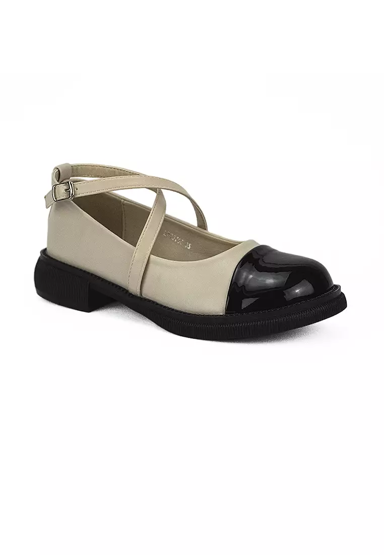 Discount on Mario D' boro Runway  shoes - SKU: Women's Korean Flats Shoes LW 23755 Beige C41
