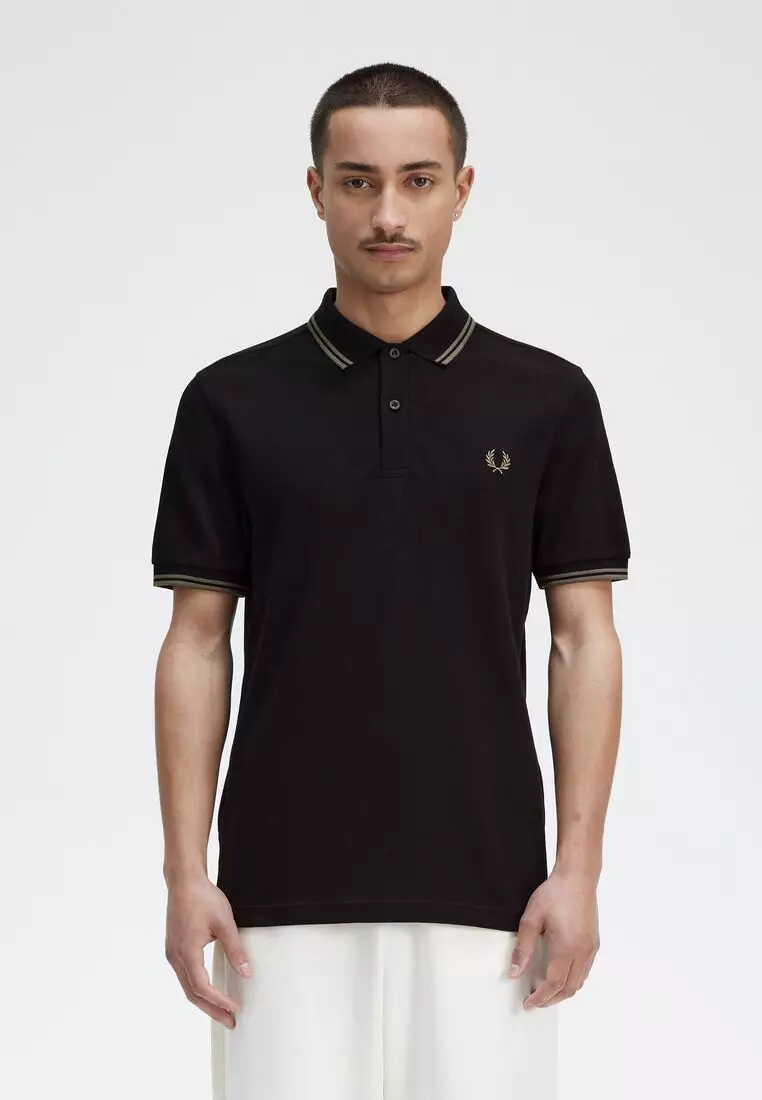Buy Fred Perry Fred Perry M6609 3D Graphic Fred Perry Shirt (Black ...