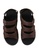 Louis Cuppers brown Triple Strap Sandals 88179SH9BE2737GS_4