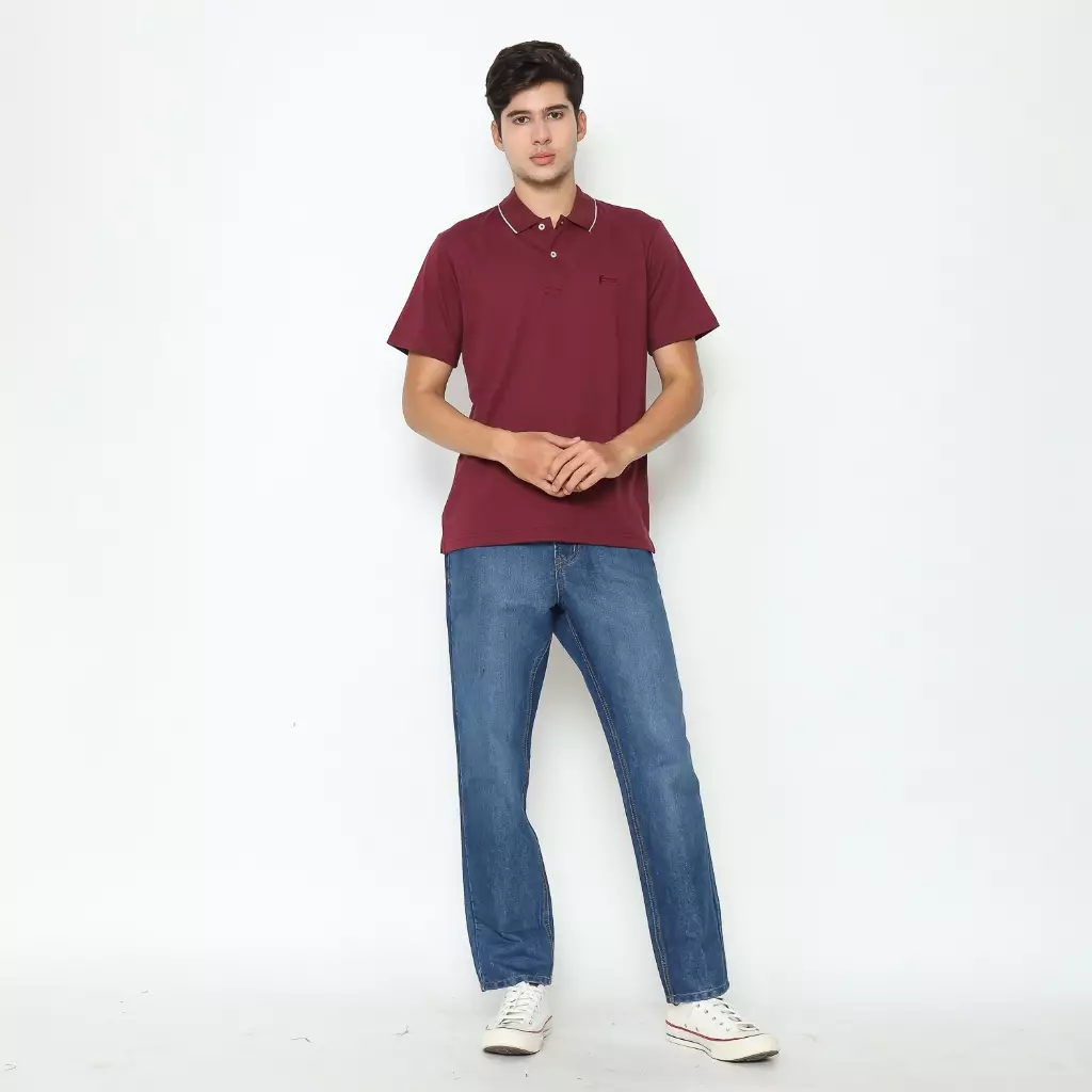 Hammer Men Fashion Polo C1PI030M1 | Kaos Polo Lengan Pendek Ruby