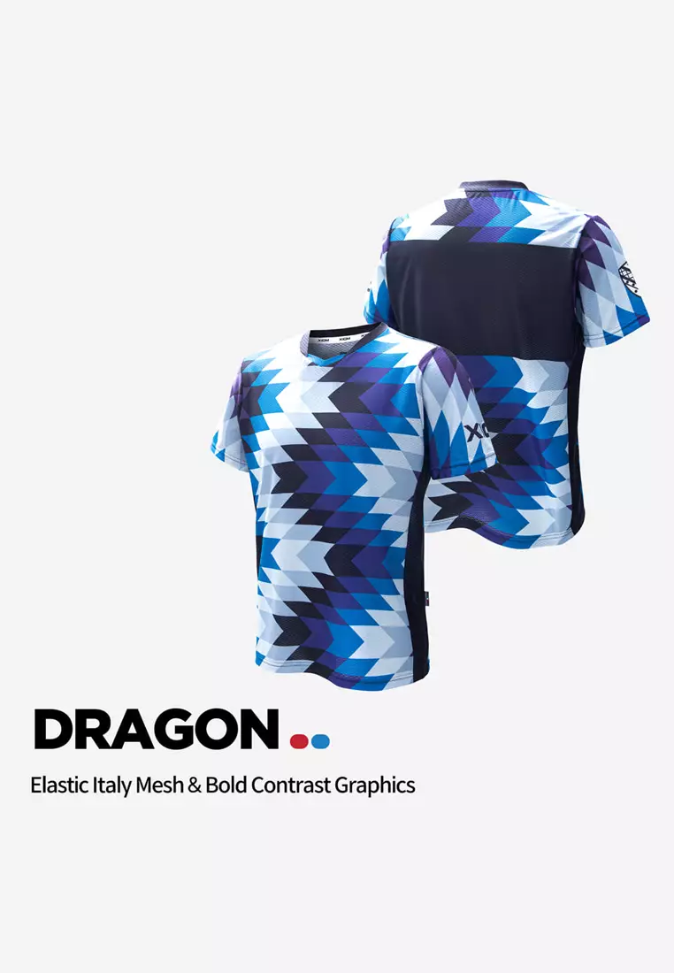 Dragon Shirt Blue 2025 Table Tennis Shirt