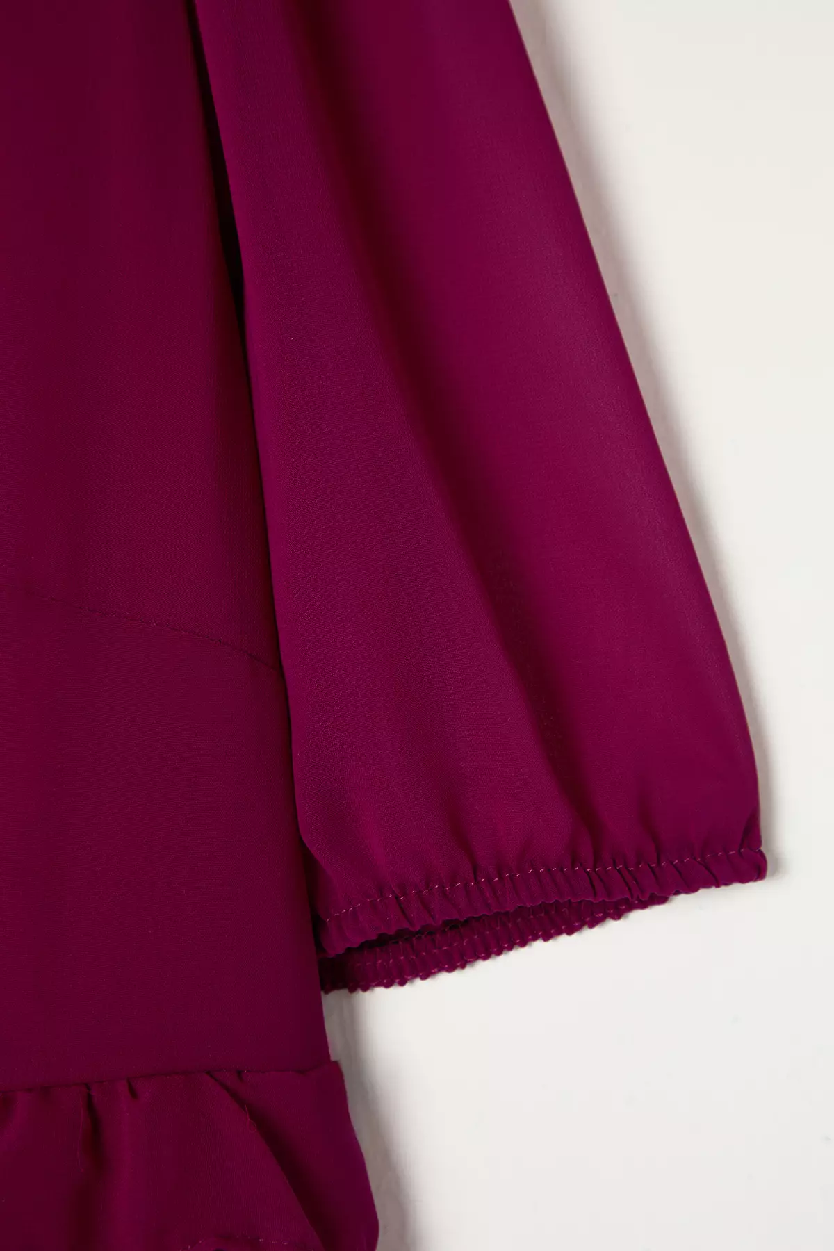 Plus Size Tulle Puff Sleeves Midi Dress