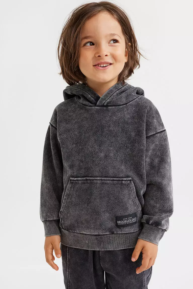 H&m washed clearance hoodie