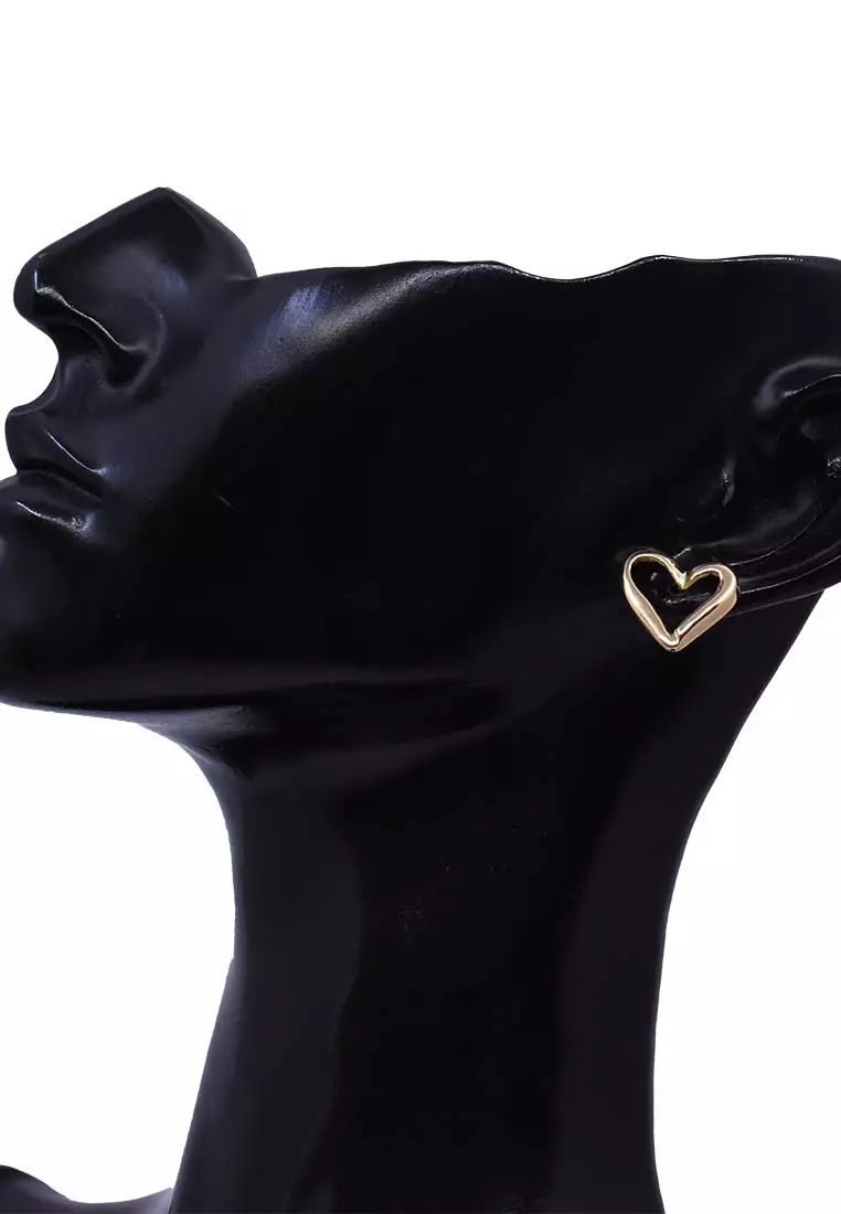 18K Italian Made Yellow Gold Earrings