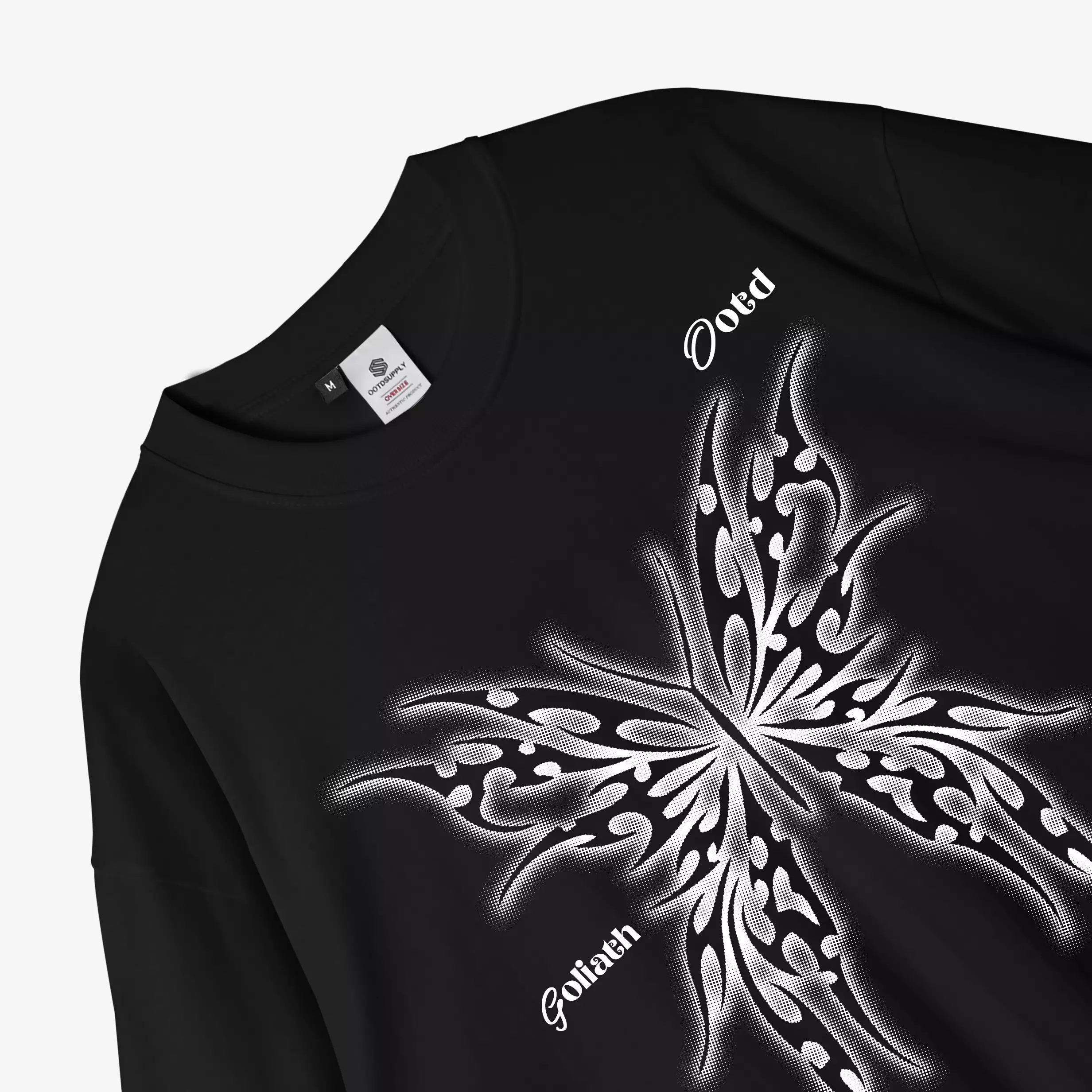 OOTDSUPPLY Oversized Tshirt Goliath Benhur & Black l Kaos Oversize Pria dan Wanita OVZ194