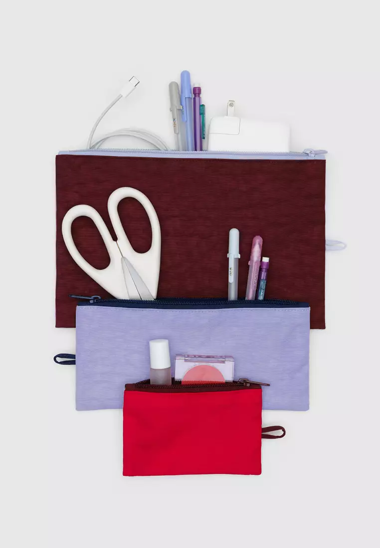 BAGGU - Flat Pouch Set - Kaleidoscope Mix