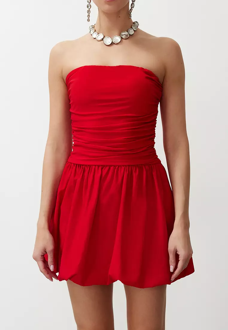 Straight Mini Sleeveless Fitted Dress