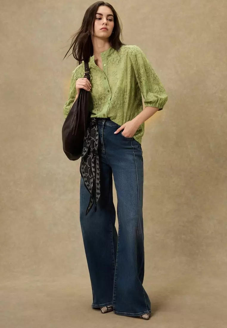 NEXT Lace Half Sleeve Blouse 2026 | Buy NEXT Online | ZALORA Hong Kong