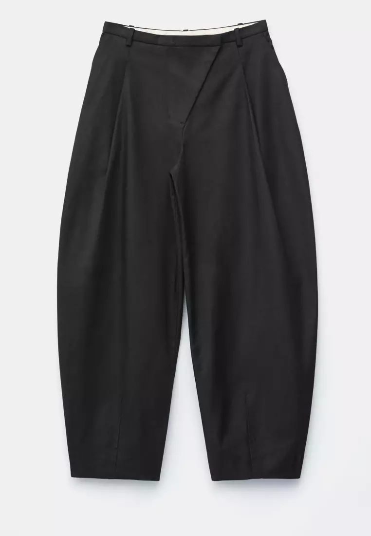 Barrel-Leg Trousers