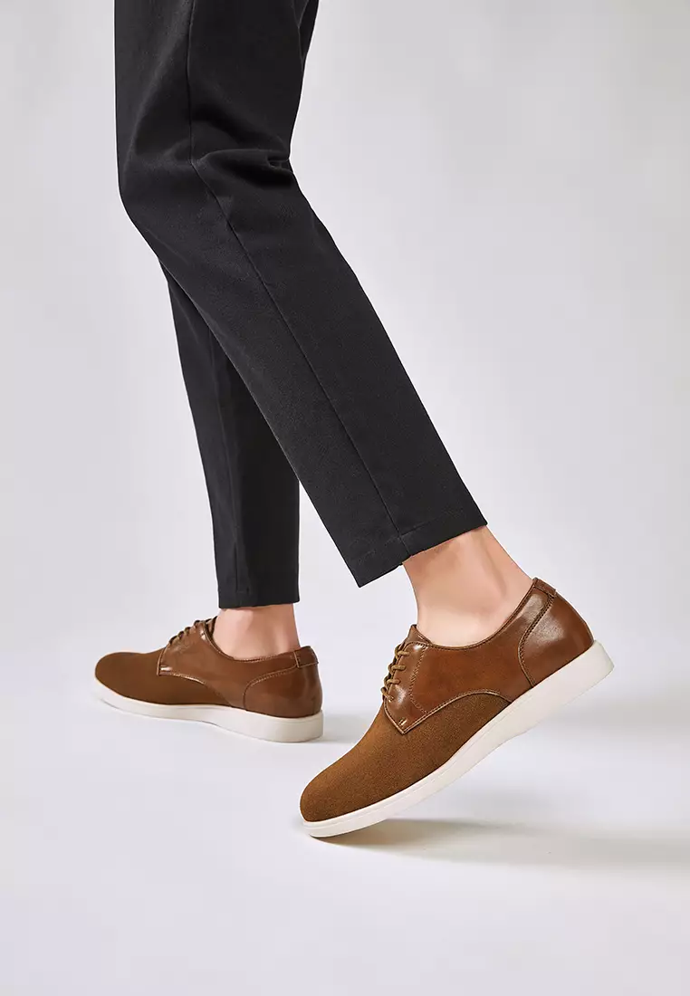 Cow Suede Derby Shoes KB8848-3