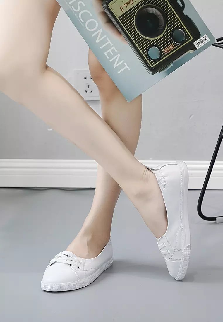 Smart Causal Leather Sneakers RX12812