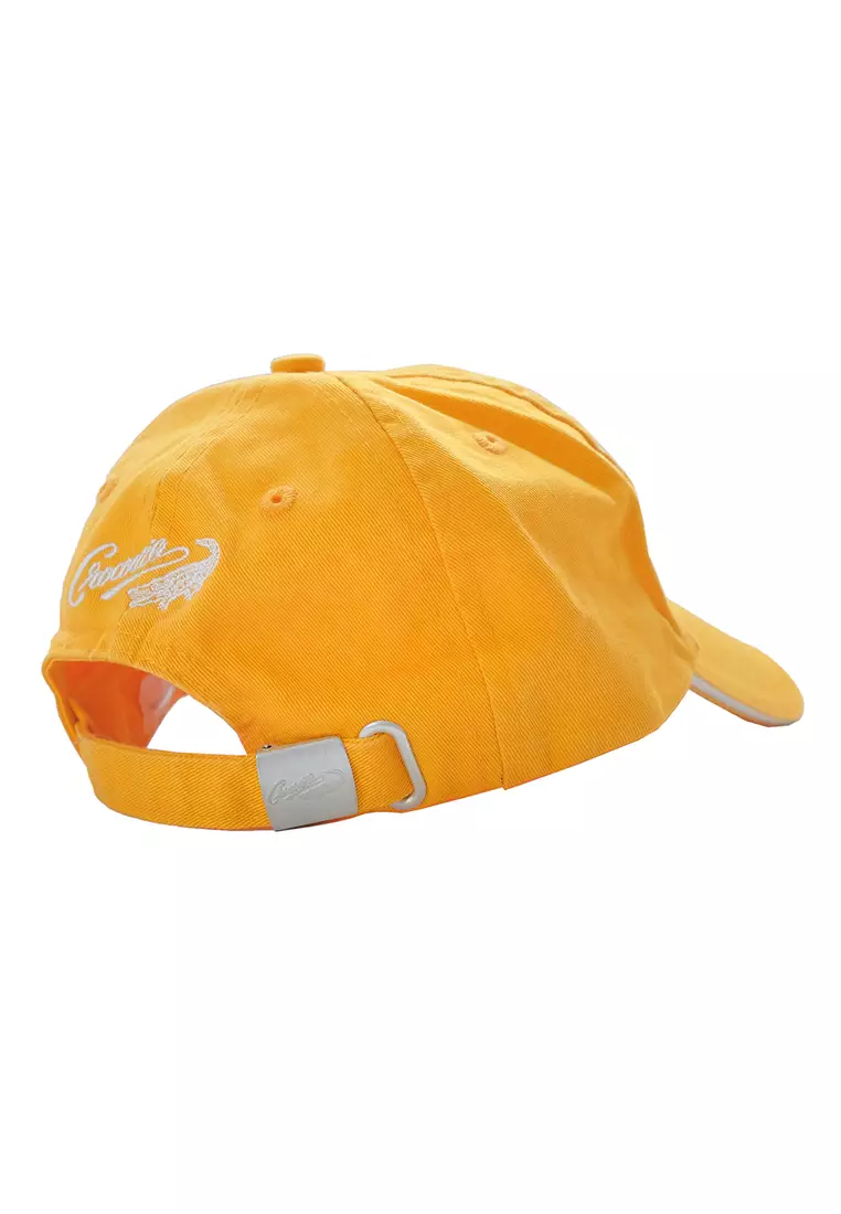 Crocodile Kids BB CAP Topi Anak - original katun - Cyber Yellow