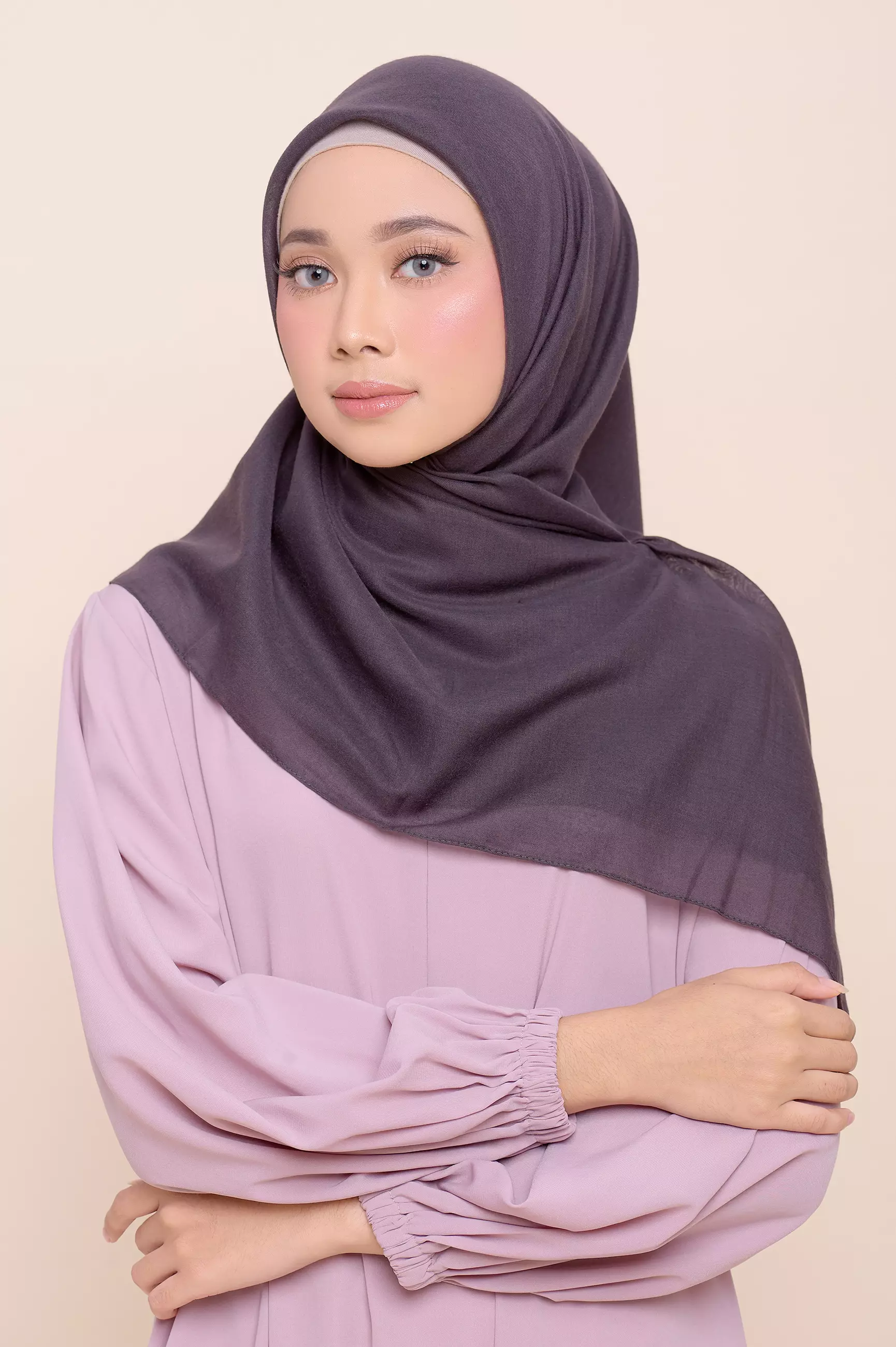 Jual Zm Anniversary Sale Zm Zaskia Mecca Sadi Neutrals Tawny Hijab