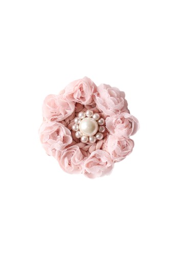 Laiqa Daisy Blossom Brooch Pink