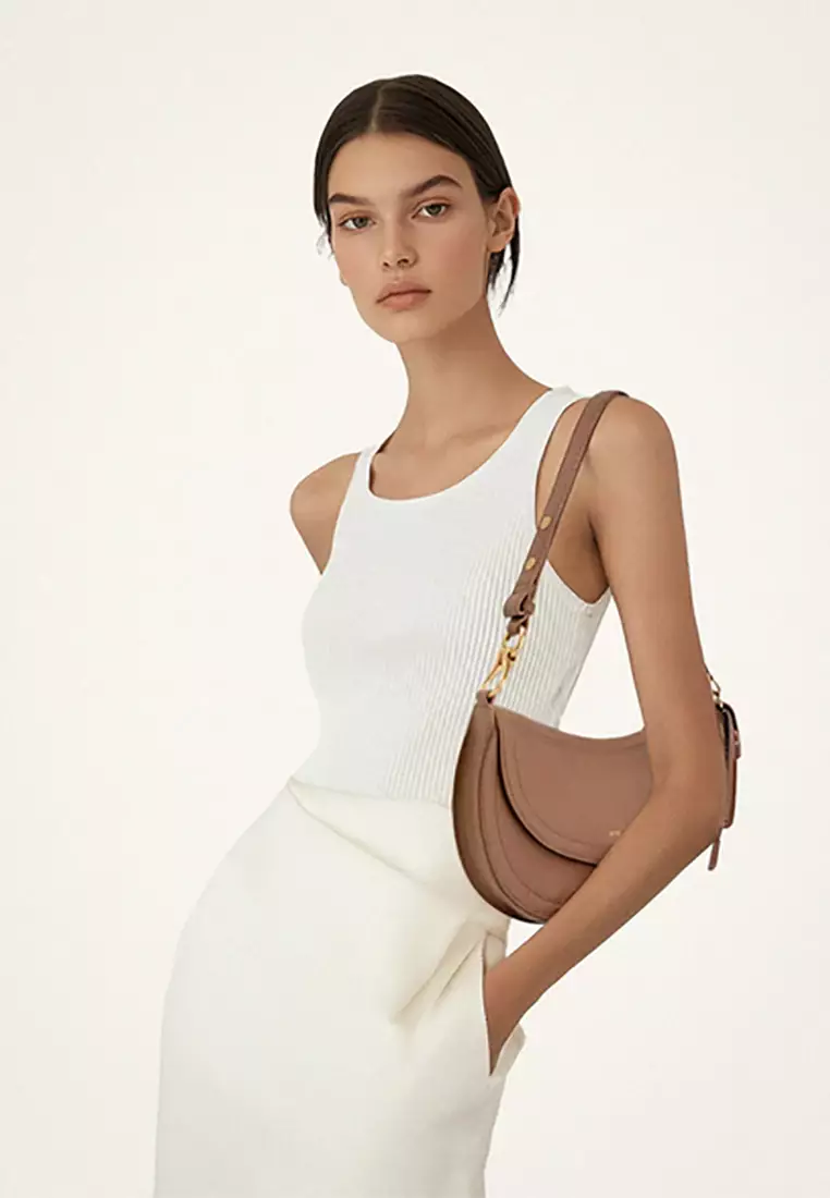 Ashlie Crossbody Bag - Brown