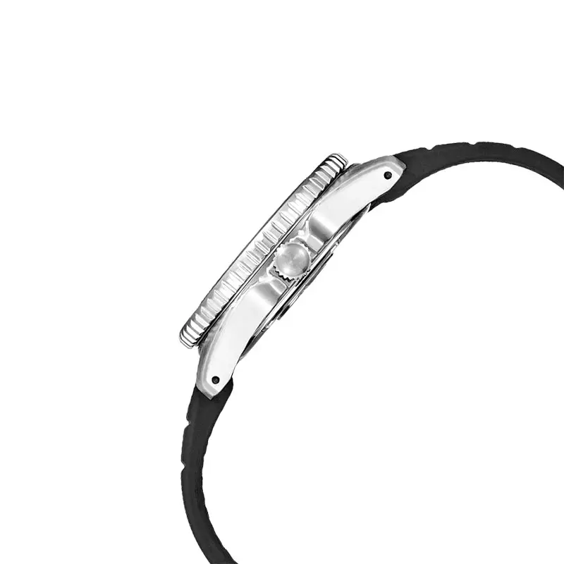 Jam Tangan Pria Seiko Prospex SNE573P1 Solar Divers 200M Black Dial Black Rubber Strap