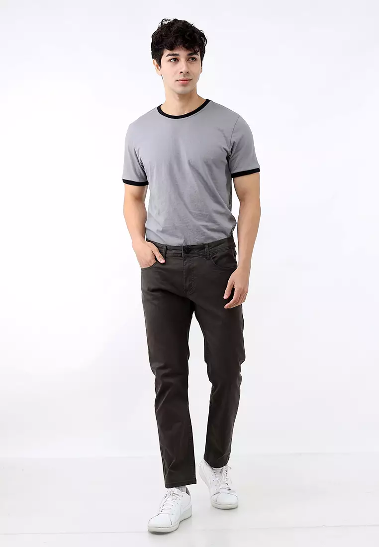Buy Ego Colored Pants Stretch 2024 Online | ZALORA Philippines