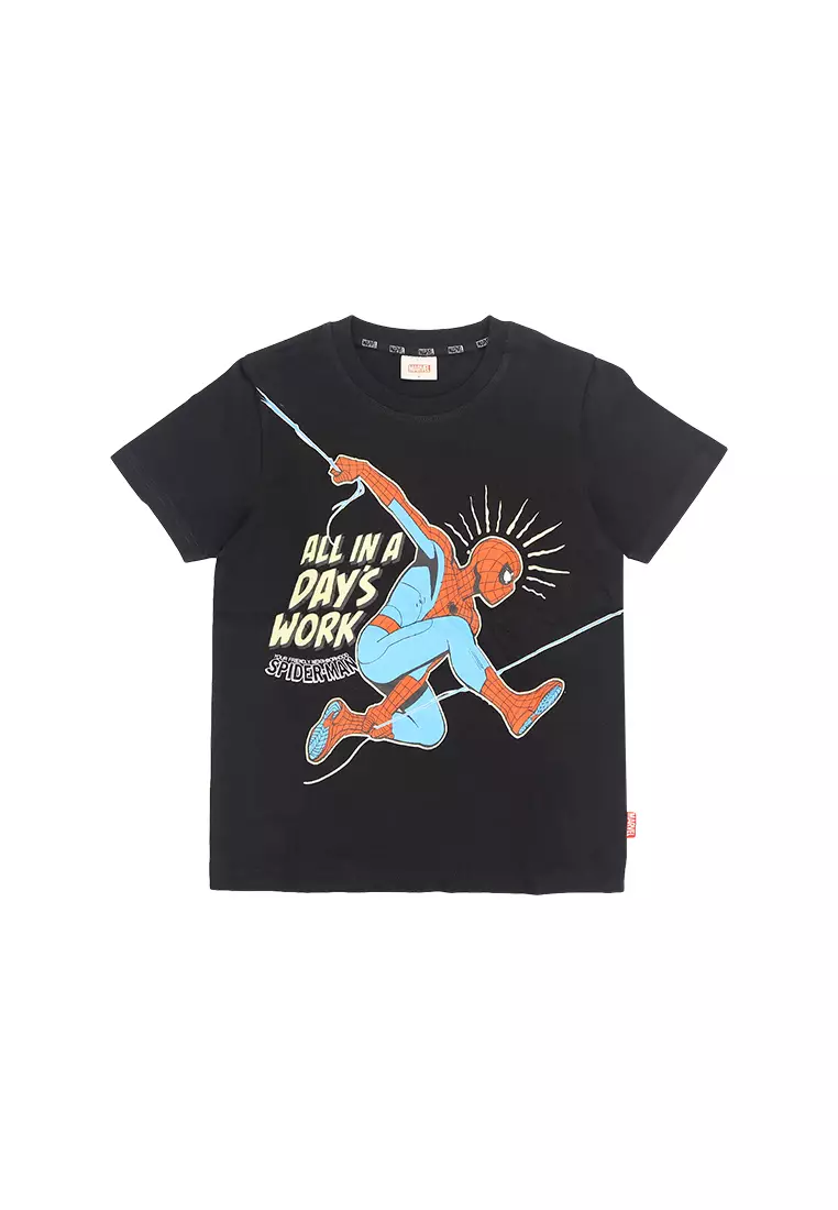 Boys Licensed Graphic T-Shirt Spidey Day's Work