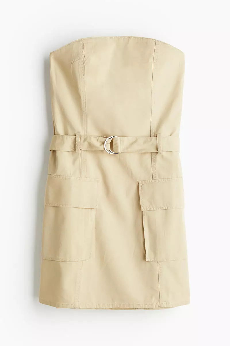 dusty lavender bridesmaid dresses Ruffled Hem Shirt Dress