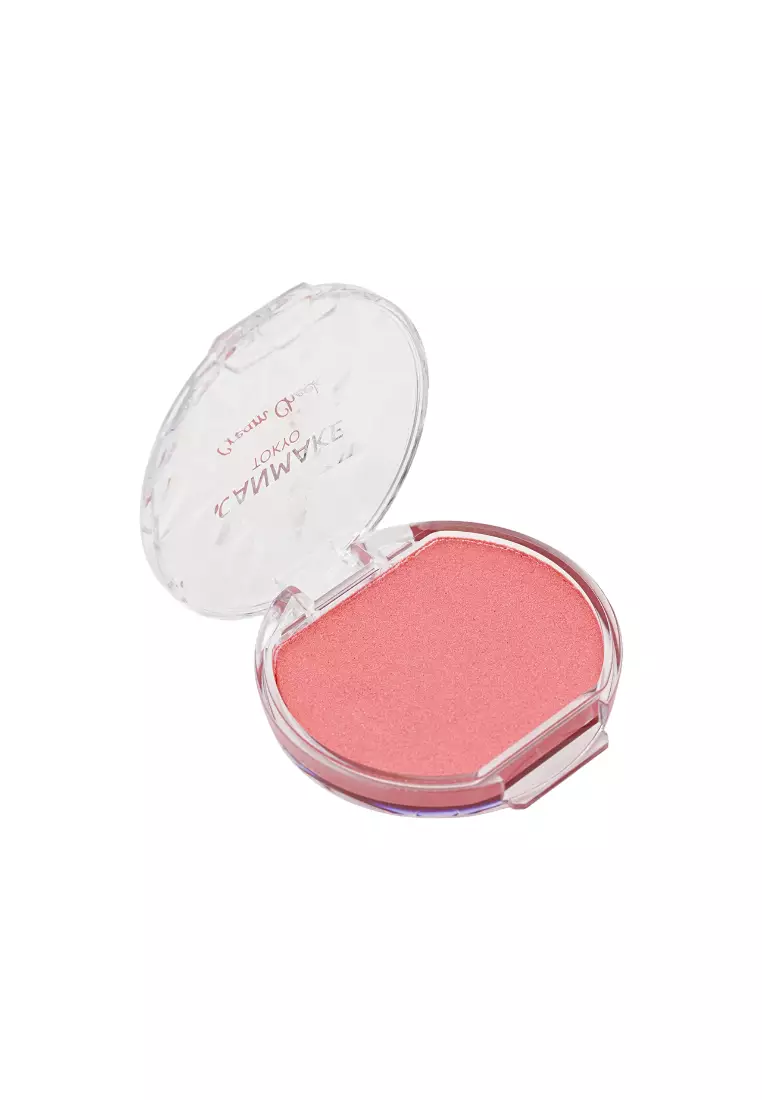 CANMAKE Cream Cheek-Pearl Type (#P01 Peach Dazzle)(1pc) 1piece P01