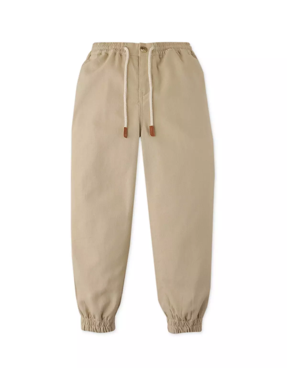 Gingersnaps Amalfi Crush Pants Beige - Celana Panjang Anak Laki (Krem)
