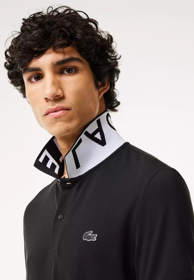 Lacoste Movement Jacquard Collar Polo