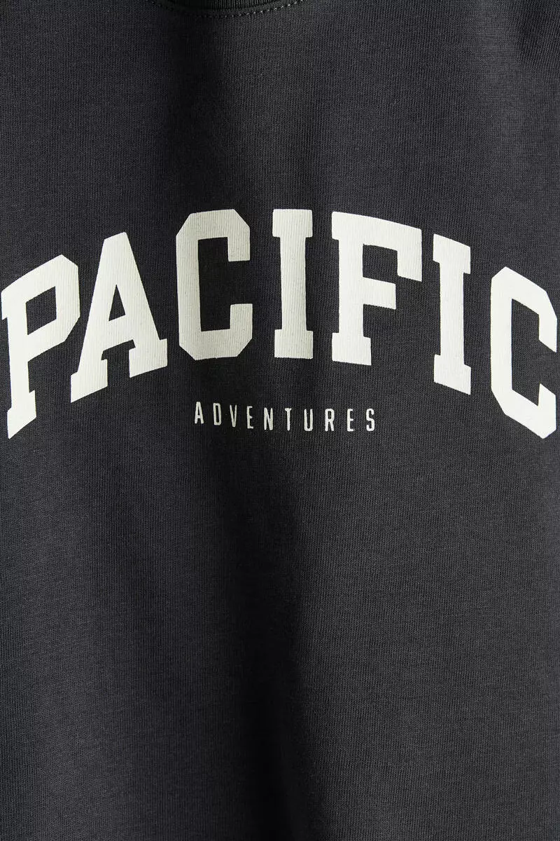 Printed cotton T-shirt