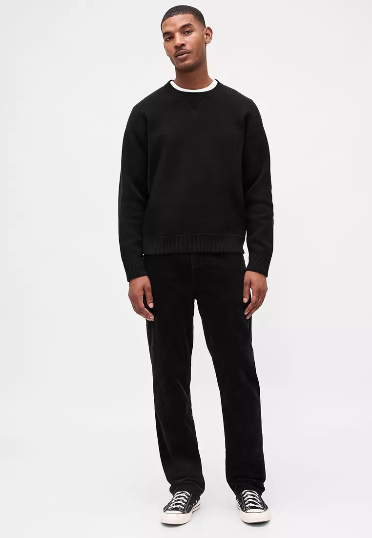 Corduroy Relaxed Straight Pants