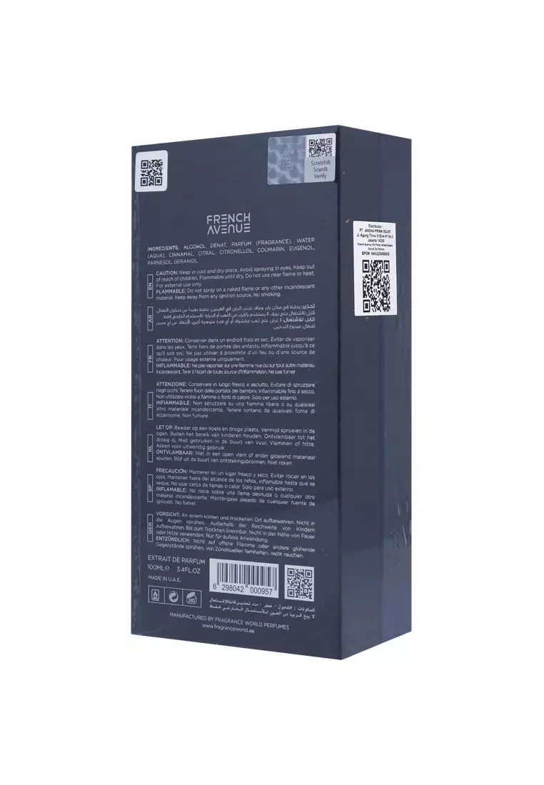 French Avenue Amber Empire Man Extrait De Parfum 100 ML