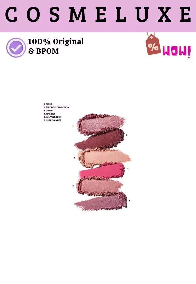 Mac Cosmetics Connect In Colour Eye Shadow Palette Rose Lens