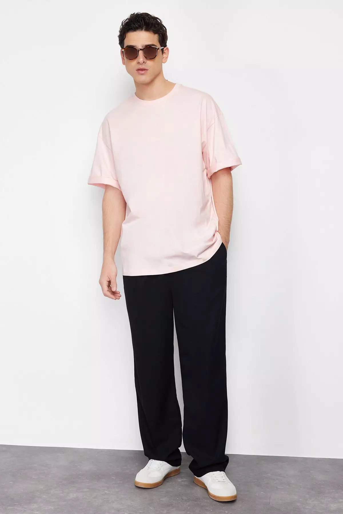 Powder Oversize/Wide Cut Basic 100% Cotton T-shirt TMNSS22TS0318