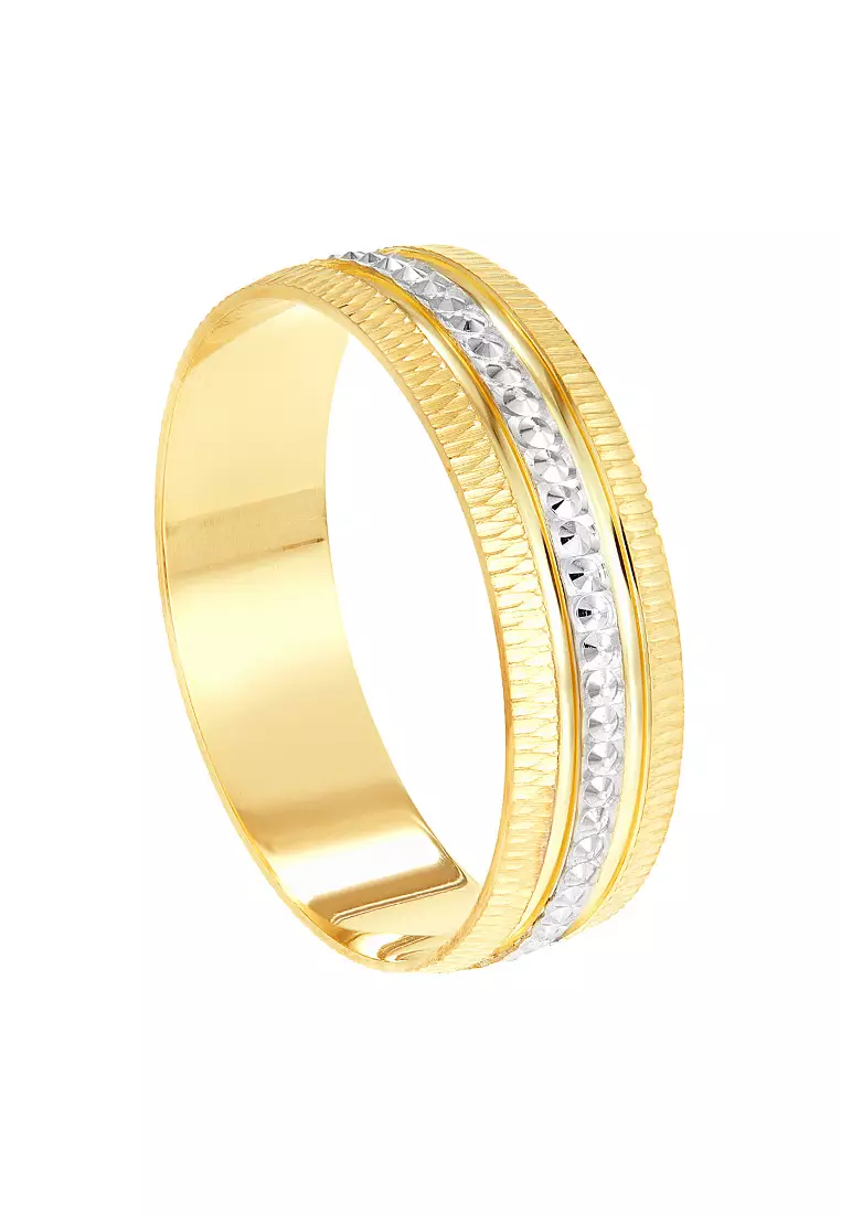 Wedding ring gold hot sale for man