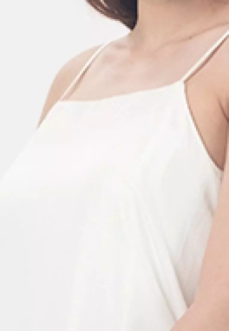 Caitlin Long Dress in White