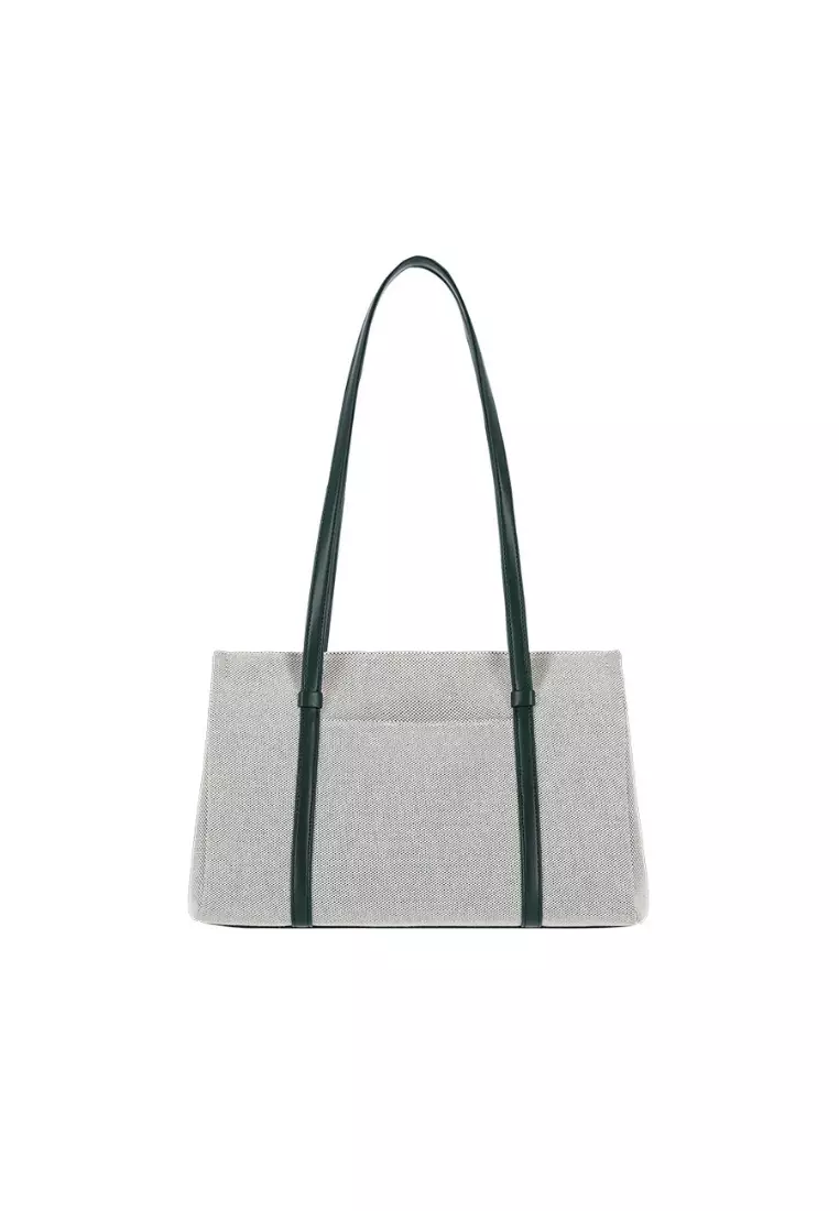 Mina Bag [Canvas, Apple Leather]