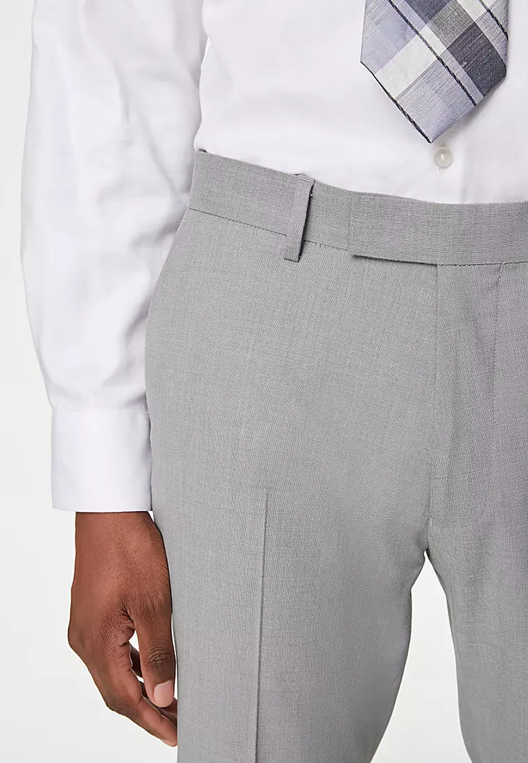 Slim Fit Stretch Suit Trousers