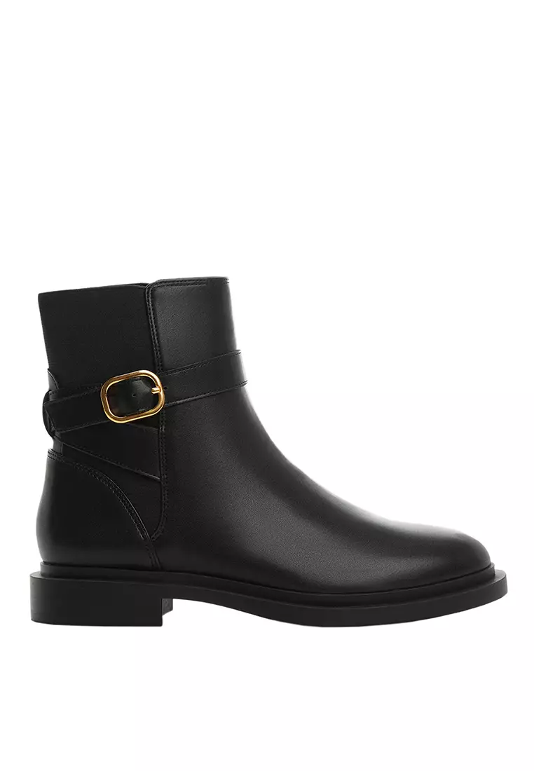 Platform ankle boots outlet with elastic panels