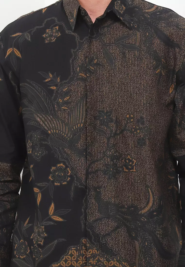 Batik Talenta Exclusive Lengan Panjang Simbut Black