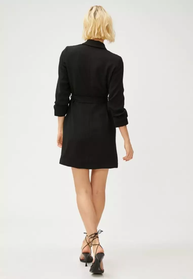Double-Breasted Blazer Dress