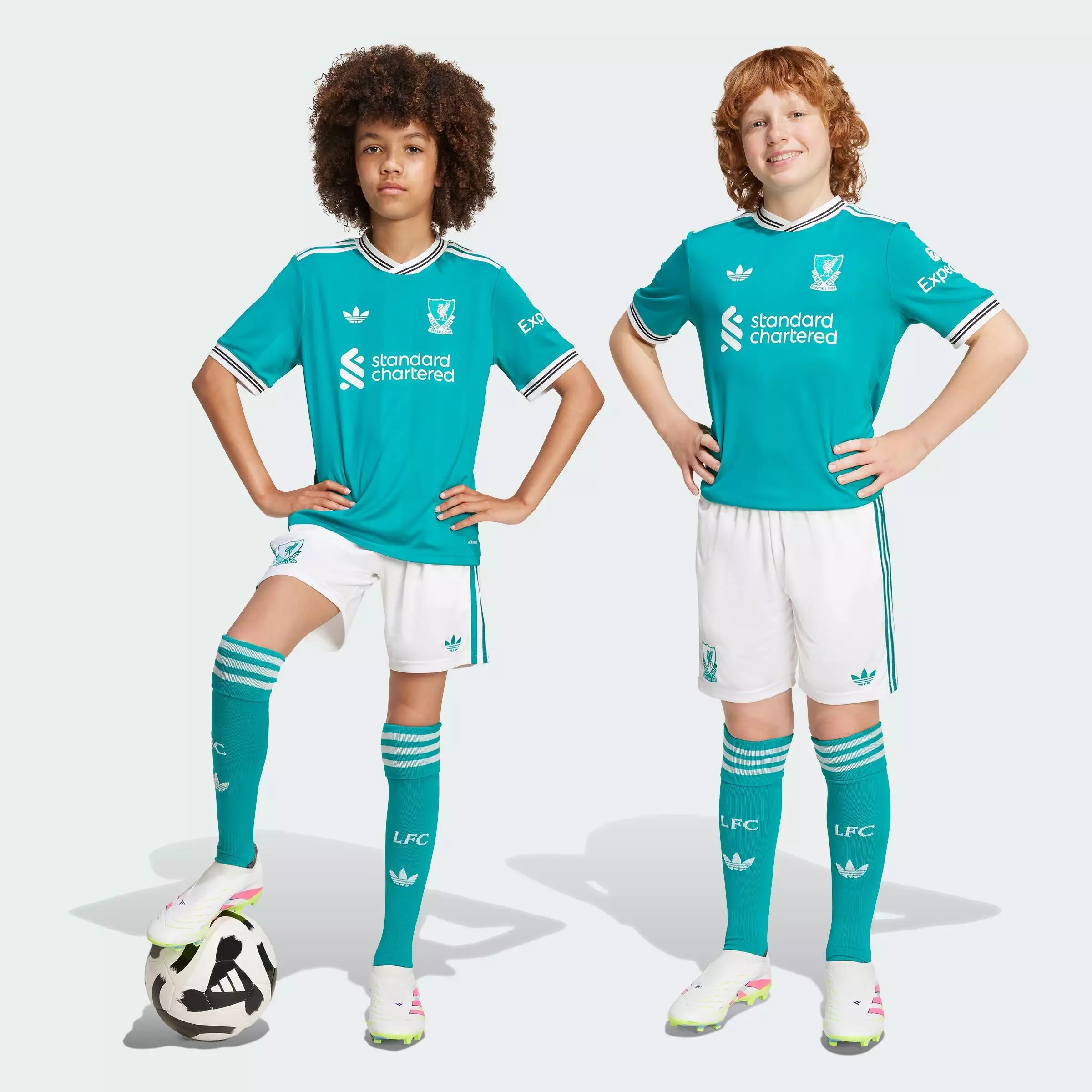 Football Liverpool FC 25/26 Third Shorts Unisex White JV6474