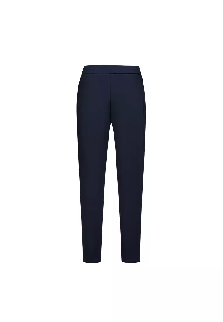 女裝 K-SWISS LOGO 內層絨毛寬鬆直腳休閒褲