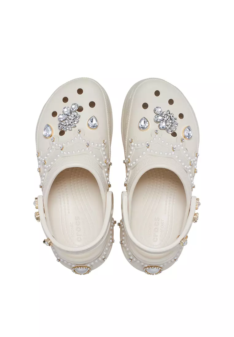 Crocs Women Bae Pinnacle Embellished Clog - Frappe