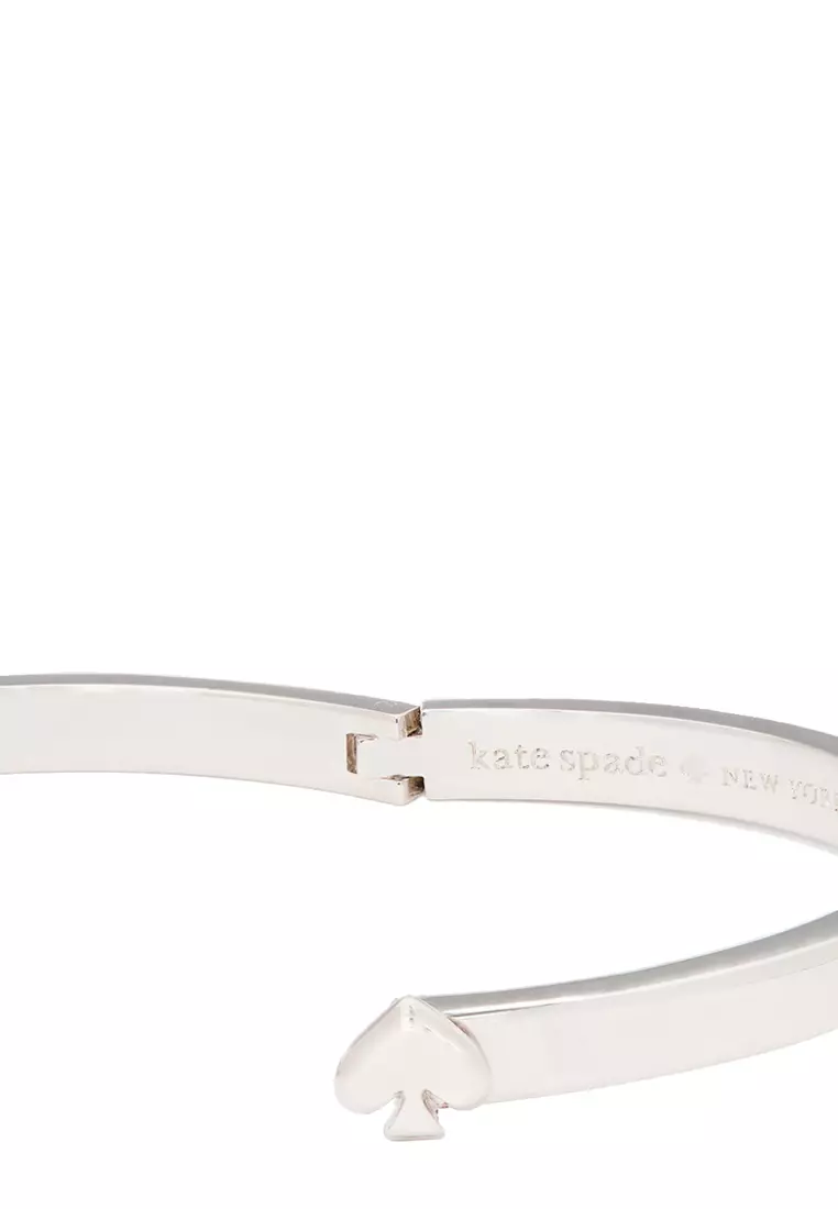 Kate Spade Everyday Spade Thin Metal Bangle Bracelet in Silver o0ru3143