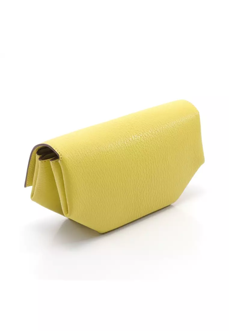 Lime on sale clutch bag